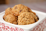 Gluten-Free Chunky Peanut Butter Oatmeal Cookies